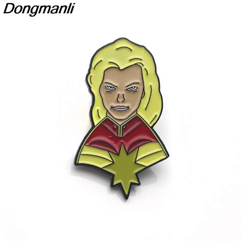 P3380 Dongmanli Dc Comics Superhero Metal Enamel Pins And Brooches For