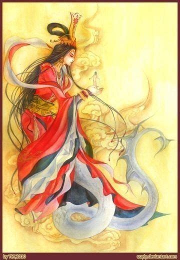 Diosa Nuwa Chinese Mythology Asian Art Mythology