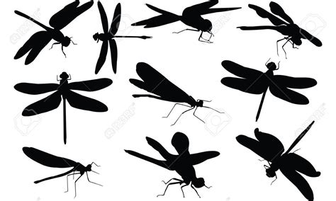 free clipart dragonfly silhouette 10 free Cliparts | Download images on ...