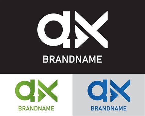 Premium Vector Letter Ax Logo Design Template