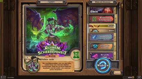 Hearthstone Ruinen Der Scherbenwelt Prolog Teil 1 Nerdenthum