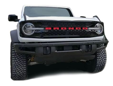 2021 2022 Ford Bronco Full Size Name Text Letter Decals For Grill Emblems Vinyl Graphics Decals