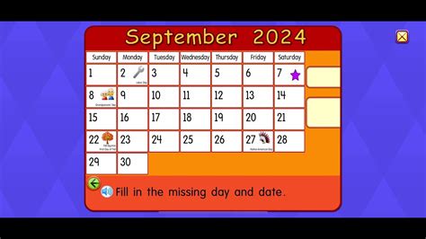 Starfall Calendar Sept 2024 - Toby Rosanna