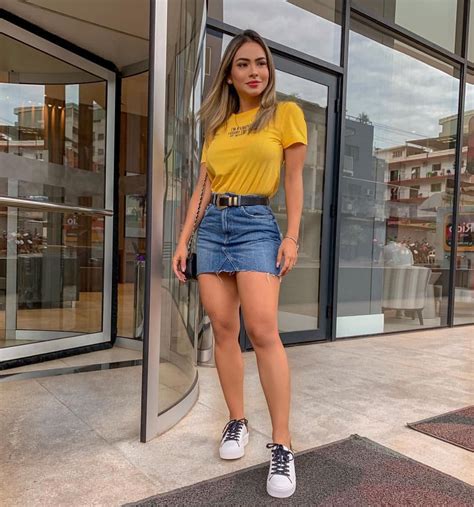 Actualizar 75 Imagen Yellow Short Skirt Outfit Abzlocal Mx