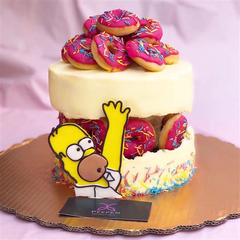 Descubrir Imagen Pastel De Homero Simpson Fondant Viaterra Mx