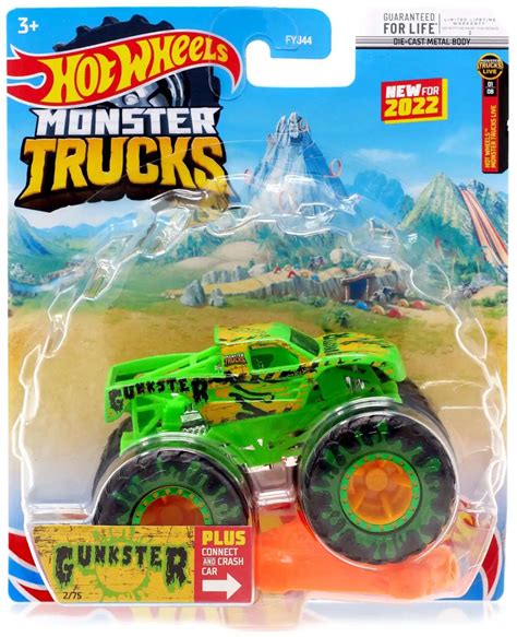 Hot Wheels Monster Trucks Monster Trucks Live Gunkster 164 Diecast Car 2021 Mattel Toys Toywiz