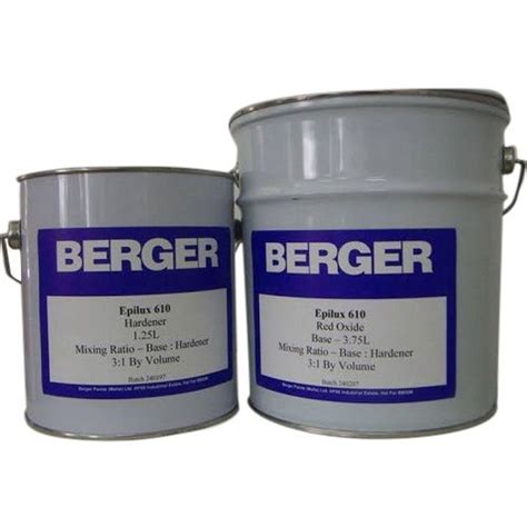 Berger Epilux 610 Red Oxide Primer Paint At 180 Litre Berger Primer