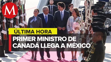 Trudeau llega al AIFA para Cumbre de Líderes de América del Norte AMLO