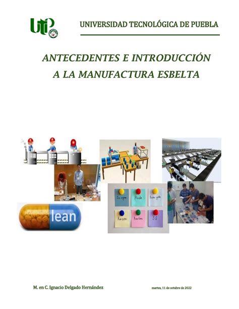 Antecedentes E Introducción A LA Manufactura Esbelta Sistemas de