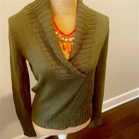 J Crew Sweaters Jcrew S Deep V Neck Wool Mohair Sweater With Waist