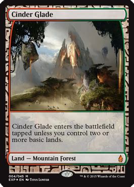 Cinder Glade Expeditions Mtg Art From Battle For Zendikar Set By