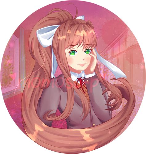 Download Monika Just Monika Doki Doki Monika Ddlc Monika Ddlc Cartoon