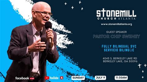 Guest Speaker Invitado Especial Pastor Chip Sweney Youtube