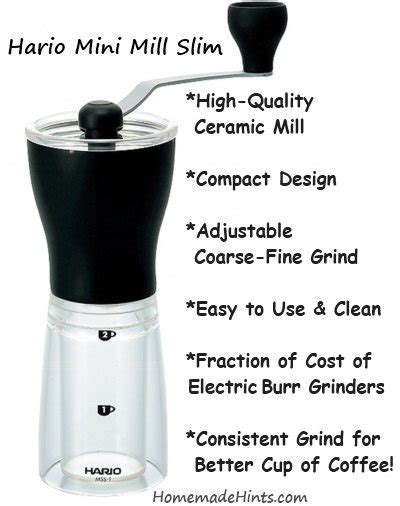 Hario Mini Mill Slim Hand Grinder Makes A Great Cup Of Coffee