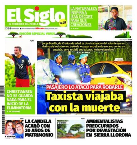 Portada Del Impreso Del De Junio De