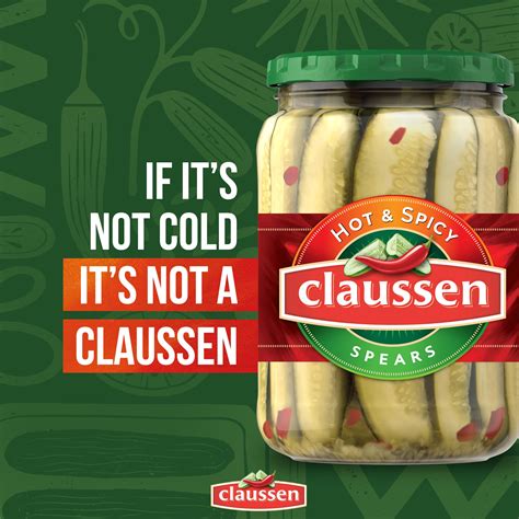 Hot Spicy Pickle Spears Claussen Products Heinz