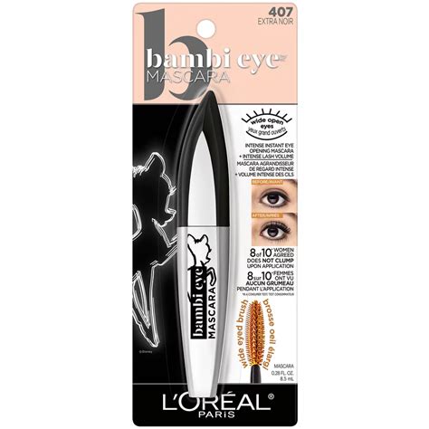 L Or Al Paris Bambi Eye Extra Noir Washable Mascara Volume Long