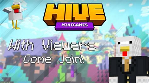 Minecraft Hive With Viewers P Youtube