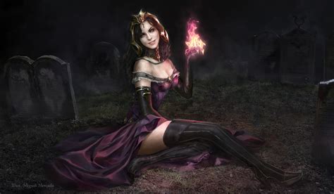 Magic The Gathering Liliana Vess Artwork Fantasy Art HD Wallpaper