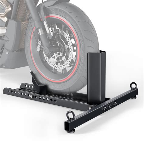 Buy Dithoko Adjustable Motorcycle Wheel Chock Stand 1800lb Capacity