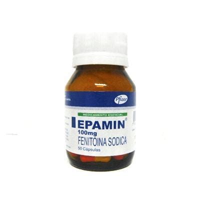 EPAMIN 100mg Cápsulas Frasco x50Cap PFIZER Fenitoína