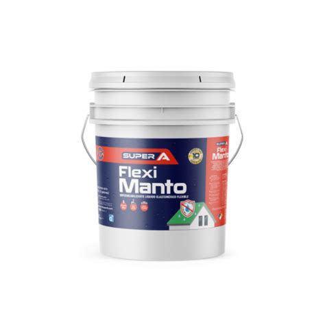 Pintura flexi manto impermeabilizante gris cuñete