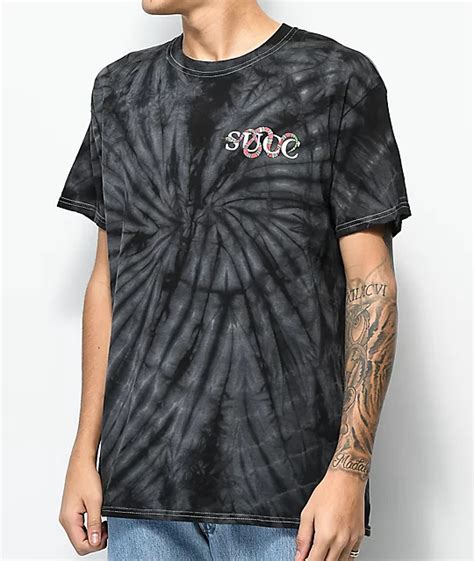 Succ Clout Black Tie Dye T Shirt Zumiez