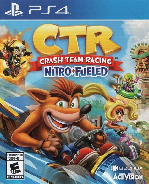 Ctr Crash Team Racing Nitro Fueled Playstation Box Cover