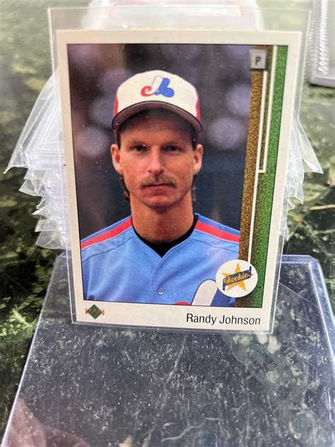 1989 Upper Deck Randy Johnson Rookie Baseball Vintage Card Mint