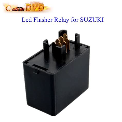 12V 7 Pin Led Flasher Relay For SUZUKI GSXR GSF GSX Free Shipping In