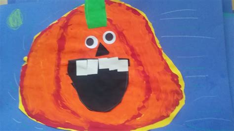 Primary Painters: Happy Pumpkin Collage