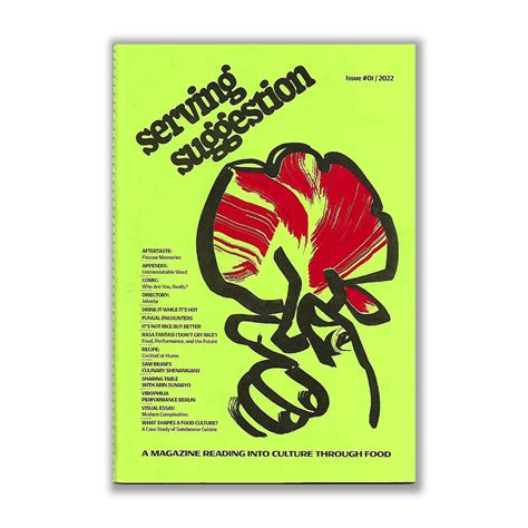 serving suggestion  magazine reading  culture  food riwayat