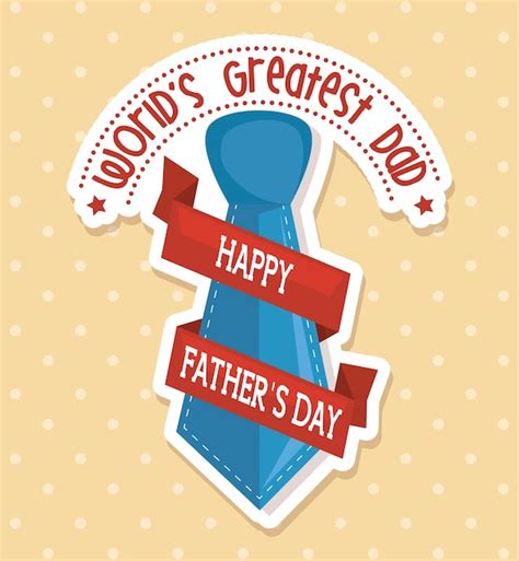 Premium Vector Happy Father Day Card