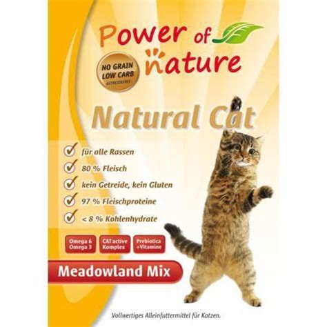 Power Of Nature Natural Cat Meadowland Mix Sucha Karma Dla Kota