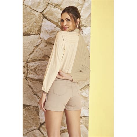 SHORT HOT PANT CARGO Boana Moda Feminina