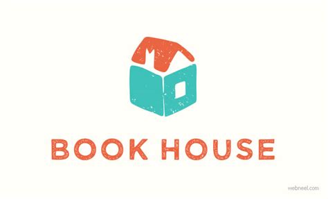 Best Logo Design Book House By Alexaerkaeva 7