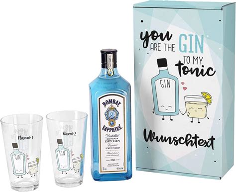 Herz Heim Gin Geschenkset You Are The Gin To My Tonic Mit 1 L