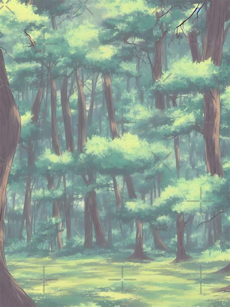 "Calming Anime Forest Aesthetic " Poster for Sale by Art-of-AI | Redbubble