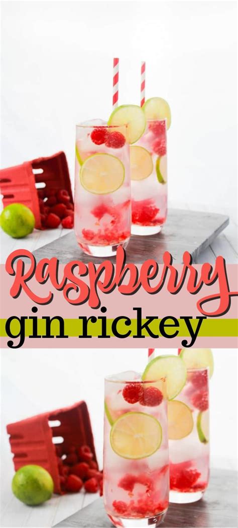 A Delicious And Refreshing Raspberry Summer Cocktail This Raspberry Gin Rickey Is A Fun Fruity