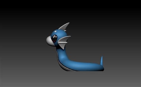 Pokemon Dratini 3d Model 3d Printable Cgtrader