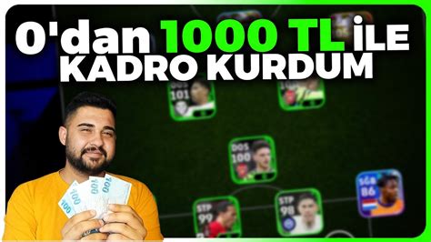 0 dan 1000 TL İLE KADRO KURDUM 3 BU HESABI SİZLERE VERİYORUM