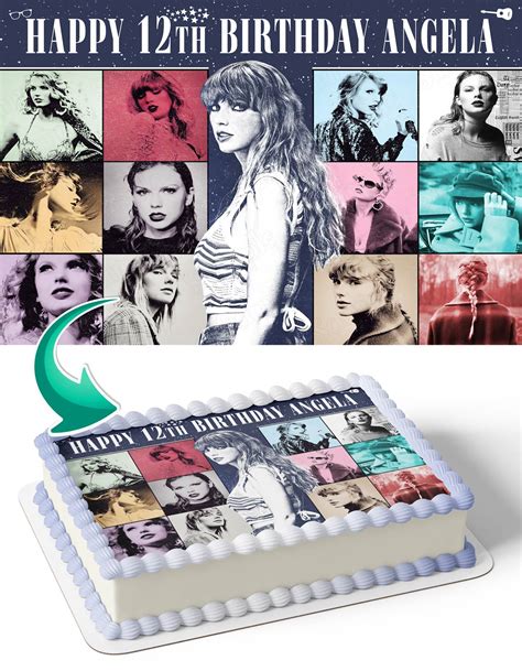 Taylor Swift The Eras Tour Tse Edible Cake Toppers Edible Cake Topper