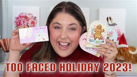 NEW Too Faced Holiday 2023 Popcorn Balls And Let It Snow Globes YouTube