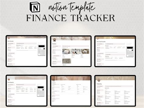 Notion Template Finance Planner Notion Template Personal Finance