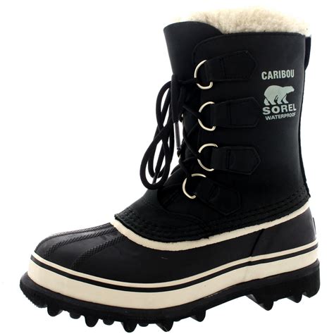 Womens Sorel Caribou Snow Winter Waterproof Fur Lined Rain Mid Calf Boots Uk 3 8 Ebay