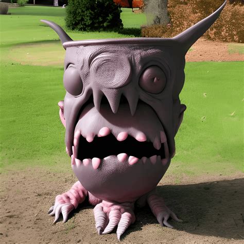 3d Clay Monster · Creative Fabrica