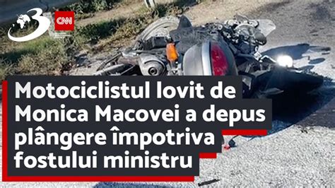 Motociclistul Lovit De Monica Macovei A Depus Pl Ngere Mpotriva