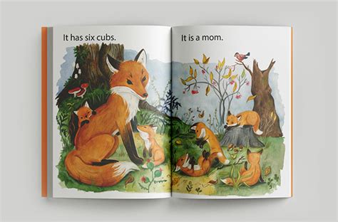 The Fox | children's book illustrations on Behance