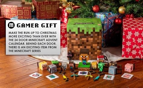 Paladone Minecraft Advent Calendar With Merch Gifts Days