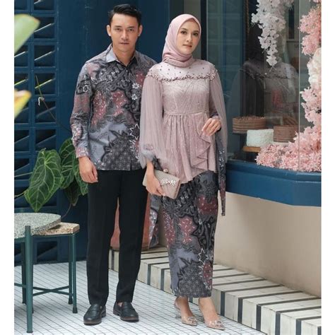 Jual Vanila Couple Kebaya Couple Tunangan Modern Kebaya Moderen Terbaru